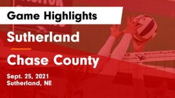 Sutherland  vs Chase County  Game Highlights - Sept. 25, 2021