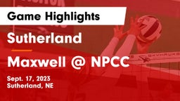 Sutherland  vs Maxwell @ NPCC Game Highlights - Sept. 17, 2023