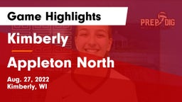 Kimberly  vs Appleton North Game Highlights - Aug. 27, 2022