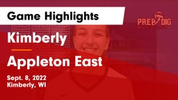 Kimberly  vs Appleton East  Game Highlights - Sept. 8, 2022