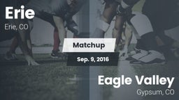 Matchup: Erie  vs. Eagle Valley  2016