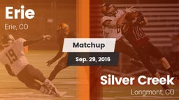 Matchup: Erie  vs. Silver Creek  2016
