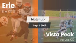 Matchup: Erie  vs. Vista Peak  2017