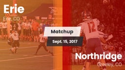 Matchup: Erie  vs. Northridge  2017