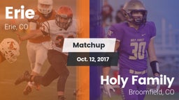 Matchup: Erie  vs. Holy Family  2017