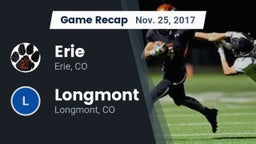 Recap: Erie  vs. Longmont  2017