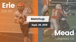 Matchup: Erie  vs. Mead  2018
