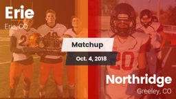 Matchup: Erie  vs. Northridge  2018