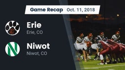Recap: Erie  vs. Niwot  2018