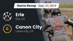 Recap: Erie  vs. Canon City  2019