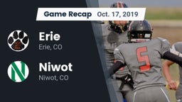 Recap: Erie  vs. Niwot  2019