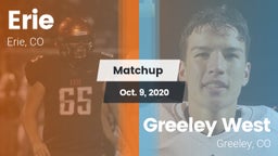 Matchup: Erie  vs. Greeley West  2020