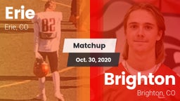 Matchup: Erie  vs. Brighton  2020