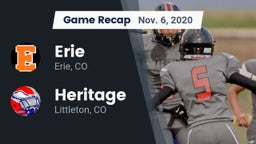 Recap: Erie  vs. Heritage  2020