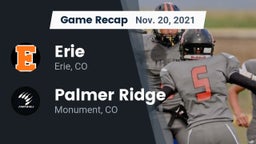 Recap: Erie  vs. Palmer Ridge  2021