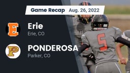 Recap: Erie  vs. PONDEROSA  2022