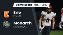 Recap: Erie  vs. Monarch  2022