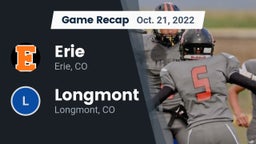 Recap: Erie  vs. Longmont  2022