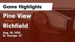 Pine View  vs Richfield  Game Highlights - Aug. 28, 2020