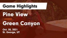 Pine View  vs Green Canyon  Game Highlights - Oct. 30, 2021