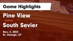 Pine View  vs South Sevier  Game Highlights - Nov. 2, 2022