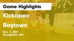 Kickapoo  vs Raytown  Game Highlights - Dec. 2, 2021