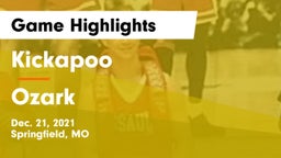 Kickapoo  vs Ozark  Game Highlights - Dec. 21, 2021