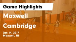 Maxwell  vs Cambridge  Game Highlights - Jan 14, 2017