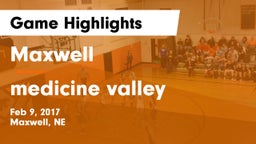 Maxwell  vs medicine valley Game Highlights - Feb 9, 2017