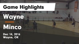 Wayne  vs Minco  Game Highlights - Dec 14, 2016