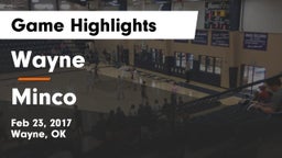 Wayne  vs Minco  Game Highlights - Feb 23, 2017