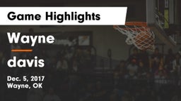 Wayne  vs davis Game Highlights - Dec. 5, 2017