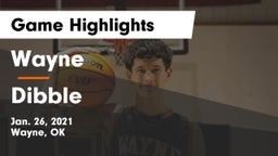 Wayne  vs Dibble  Game Highlights - Jan. 26, 2021