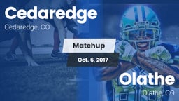 Matchup: Cedaredge High vs. Olathe  2017