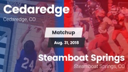 Matchup: Cedaredge High vs. Steamboat Springs  2018