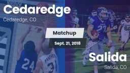 Matchup: Cedaredge High vs. Salida  2018