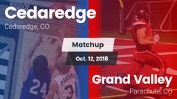 Matchup: Cedaredge High vs. Grand Valley  2018