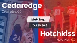 Matchup: Cedaredge High vs. Hotchkiss  2018