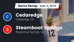 Recap: Cedaredge  vs. Steamboat Springs  2019