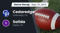 Recap: Cedaredge  vs. Salida  2019