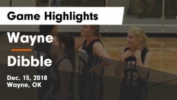 Wayne  vs Dibble  Game Highlights - Dec. 15, 2018