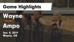 Wayne  vs Ampo Game Highlights - Jan. 8, 2019