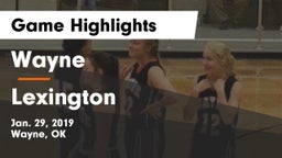 Wayne  vs Lexington Game Highlights - Jan. 29, 2019