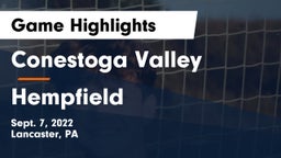 Conestoga Valley  vs Hempfield  Game Highlights - Sept. 7, 2022