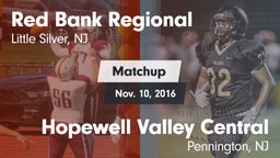 Matchup: Red Bank Regional vs. Hopewell Valley Central  2016