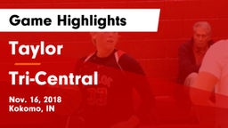 Taylor  vs Tri-Central  Game Highlights - Nov. 16, 2018
