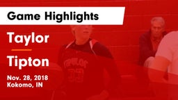 Taylor  vs Tipton  Game Highlights - Nov. 28, 2018