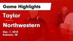 Taylor  vs Northwestern  Game Highlights - Dec. 7, 2018