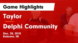 Taylor  vs Delphi Community  Game Highlights - Dec. 20, 2018
