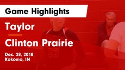 Taylor  vs Clinton Prairie  Game Highlights - Dec. 28, 2018